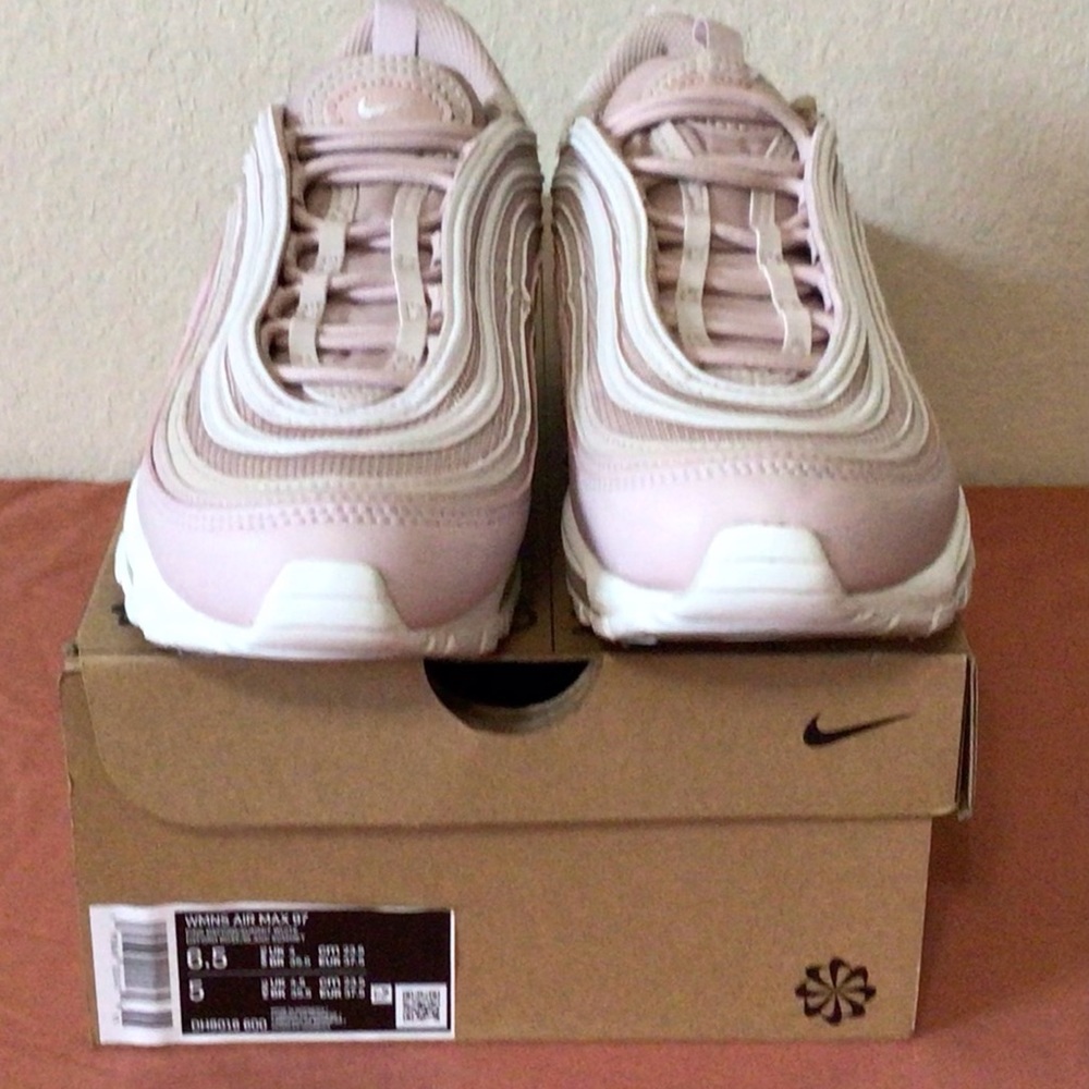 Women’s NIKE AIR MAX 97 White/Pink Oxford Rose  Size: 6.5 MSRP $170